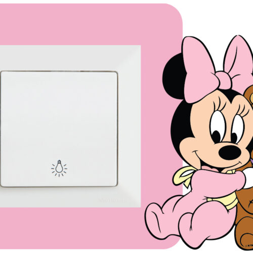 Minnie 3 stiker oko prekidaca